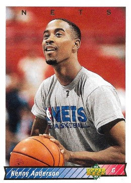 1992-93 Upper Deck Basketball Card #127 Kenny Anderson