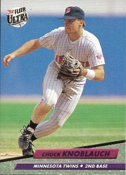 1992 Fleer Ultra Baseball Card #92 Kent Hrbek