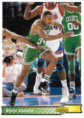 1992-93 Upper Deck Basketball Card #211 Kevin Gamble