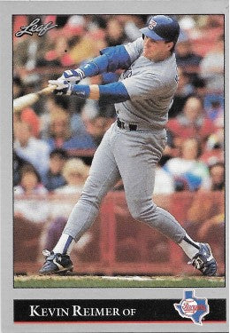 1992 Leaf Baseball Card #93 Kevin Reimer