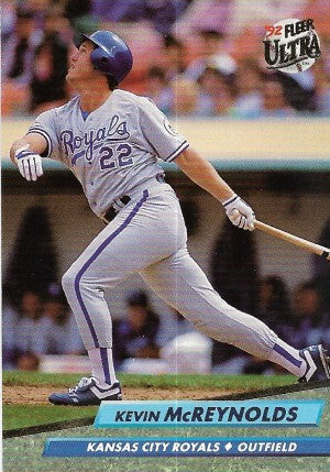 1992 Fleer Ultra Baseball Card #374 Kevin McReynolds