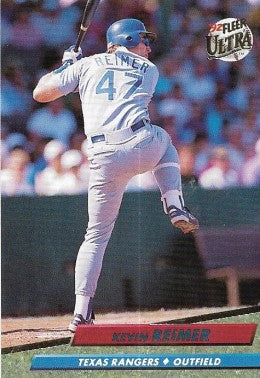 1992 Fleer Ultra Baseball Card #444 Kevin Reimer