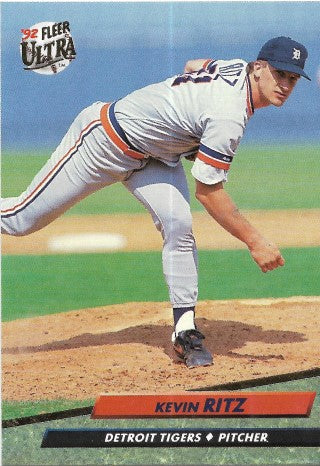 1992 Fleer Ultra Baseball Card #368 Kevin Ritz