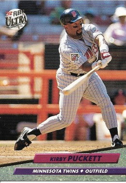 1992 Fleer Ultra Baseball Card #97 Kirby Puckett