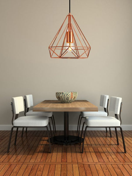 Elegant Lighting Copper Jago 1 Light 9-13/16" Wide Mini Pendant