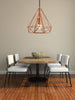 Elegant Lighting Copper Jago 1 Light 9-13/16" Wide Mini Pendant