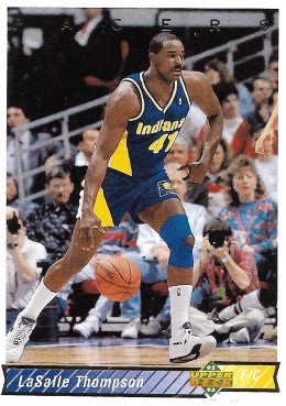 1992-93 Upper Deck Basketball Card #296 LaSalle Thompson