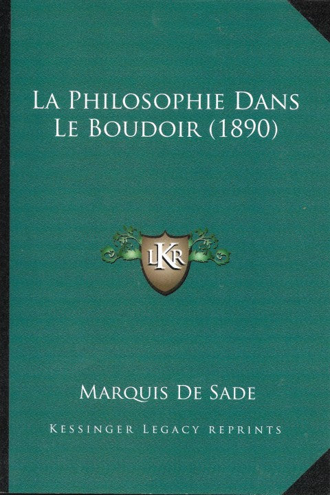 La Philosophie Dans Le Boudoir (1890)