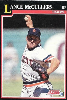 1991 Score Baseball Card #313 Lance McCullers