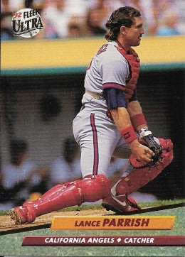 1992 Fleer Ultra Baseball Card #28 Lance Parrish