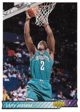 1992-93 Upper Deck Basketball Card #287 Larry Johnson