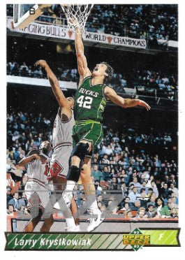 1992-93 Upper Deck Basketball Card #72 Larry Krystkowiak