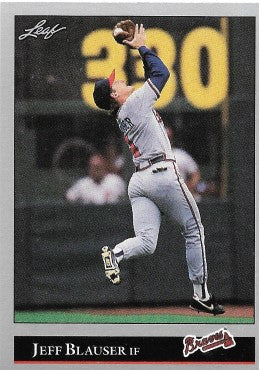 1992 Leaf Baseball Card #147 Jeff Blauser