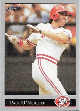 1992 Leaf Baseball Card #99 Paul O'Neill