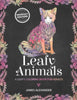 Leafy Animals A Leafy Coloring Book For Adults - Front