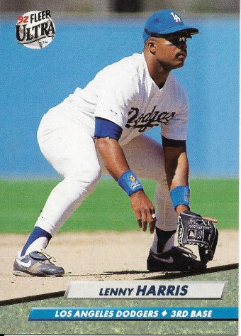 1992 Fleer Ultra Baseball Card #211 Lenny Harris