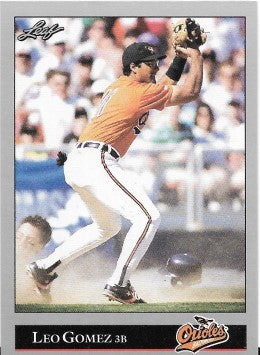 1992 Leaf Baseball Card #87 Leo Gomez