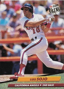 1992 Fleer Ultra Baseball Card #31 Luis Sojo