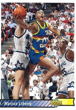 1992-93 Upper Deck Basketball Card #175 Marcus Liberty