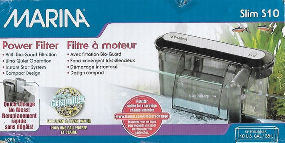 Marina Slim S10 Power Filter For Aquariums up to 38L