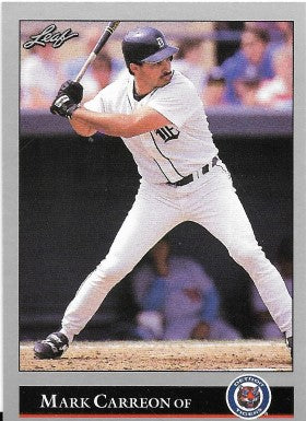 1992 Leaf Baseball Card #259 Mark Carreon