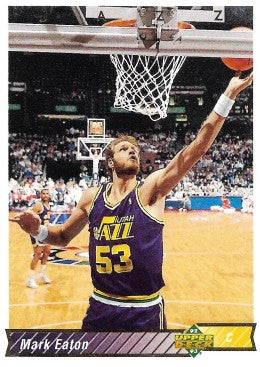 1992-93 Upper Deck Basketball Card #180 Mark Eaton