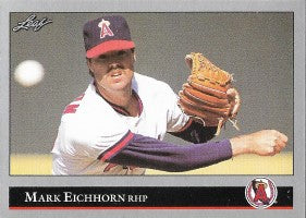 1992 Leaf Baseball Card #97 Mark Eichhorn