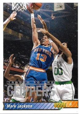 1992-93 Upper Deck Basketball Card #215 Mark Jackson