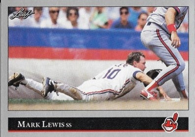 1992 Leaf Baseball Card #49 Mark Lewis