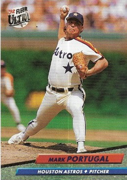 1992 Fleer Ultra Baseball Card #494 Mark Portugal