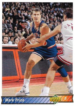 1992-93 Upper Deck Basketball Card #234 Mark Price