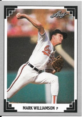 1991 Leaf Baseball Card #21 Mark Williamson