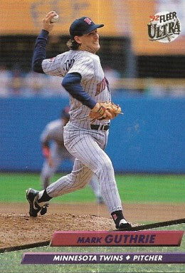 1992 Fleer Ultra Baseball Card #396 Mark Guthrie