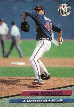 1992 Fleer Ultra Baseball Card #465 Mark Wohlers