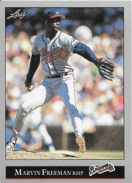 1992 Leaf Baseball Card #110 Marvin Freeman
