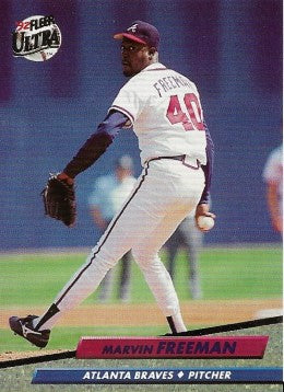 1992 Fleer Ultra Baseball Card #458 Marvin Freeman