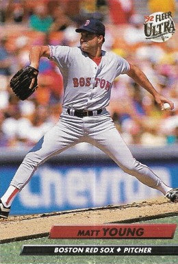1992 Fleer Ultra Baseball Card #320 Matt Young