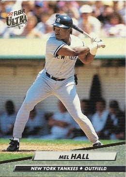 1992 Fleer Ultra Baseball Card #101 Mel Hall