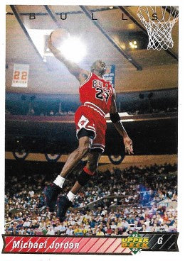 1992-93 Upper Deck Basketball Card #23 Michael Jordan
