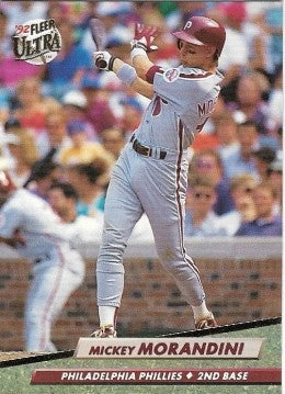 1992 Fleer Ultra Baseball Card #247 Mickey Morandini