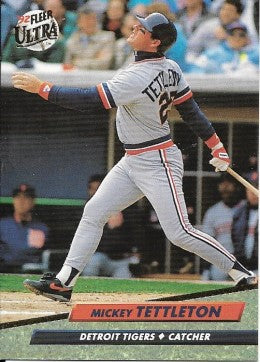 1992 Fleer Ultra Baseball Card #63 Mickey Tettleton