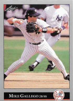 1992 Leaf Baseball Card #236 Mike Gallego