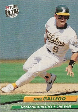1992 Fleer Ultra Baseball Card #112 Mike Gallego