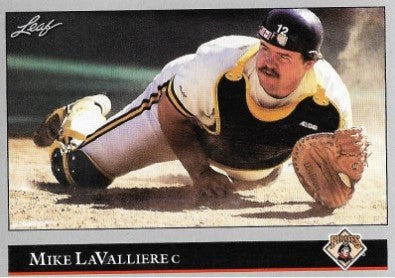 1992 Leaf Baseball Card #228 Mike LaValliere