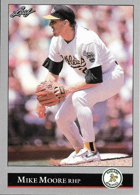 1992 Leaf Baseball Card #164 Mike Moore