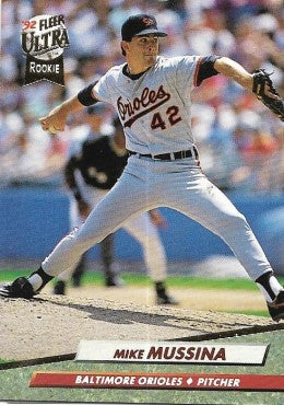 1992 Fleer Ultra Baseball Card #9 Mike Mussina