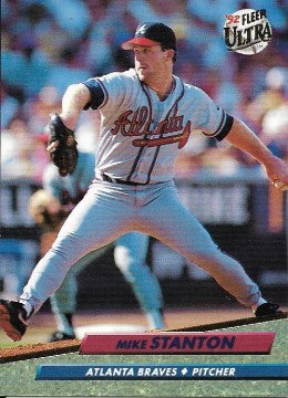1992 Fleer Ultra Baseball Card #170 Mike Stanton