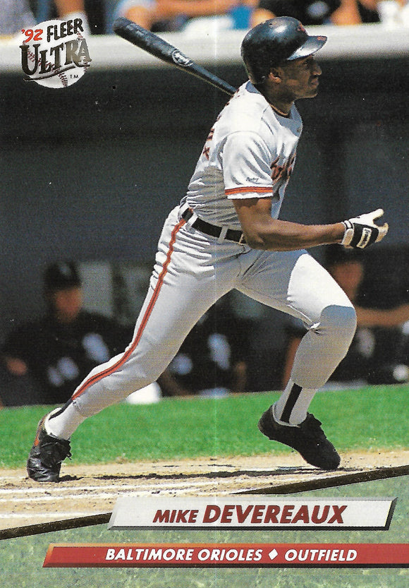1992 Fleer Ultra Baseball Card #2 Mike Devereaux
