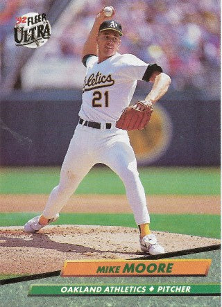 1992 Fleer Ultra Baseball Card #425 Mike Moore