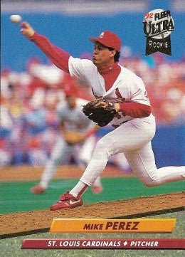 1992 Fleer Ultra Baseball Card #571 Mike Perez